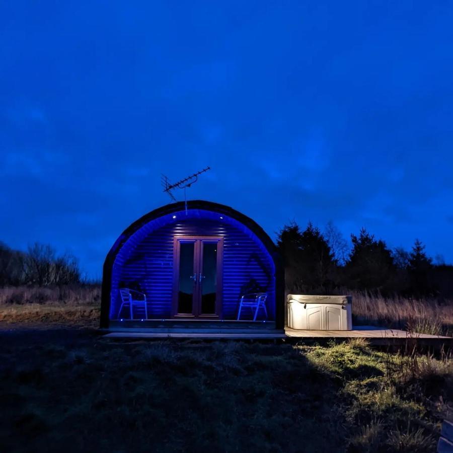 Pond View Pod 3 With Private Hot Tub -Fife - Loch Leven - Lomond Hills Kelty Exterior foto